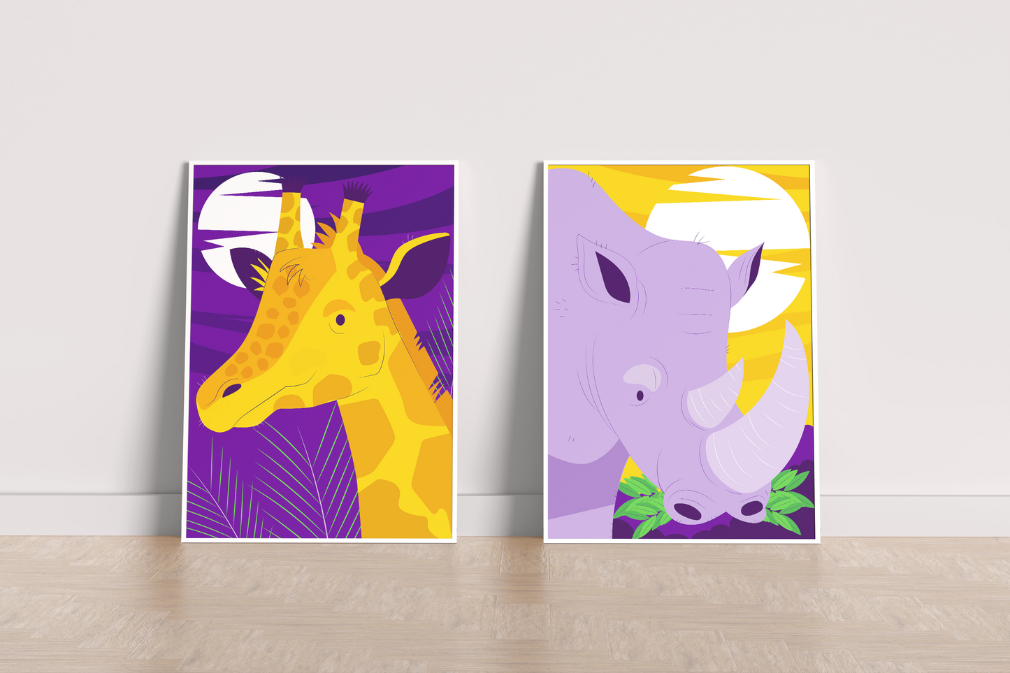 Animals panels for kids