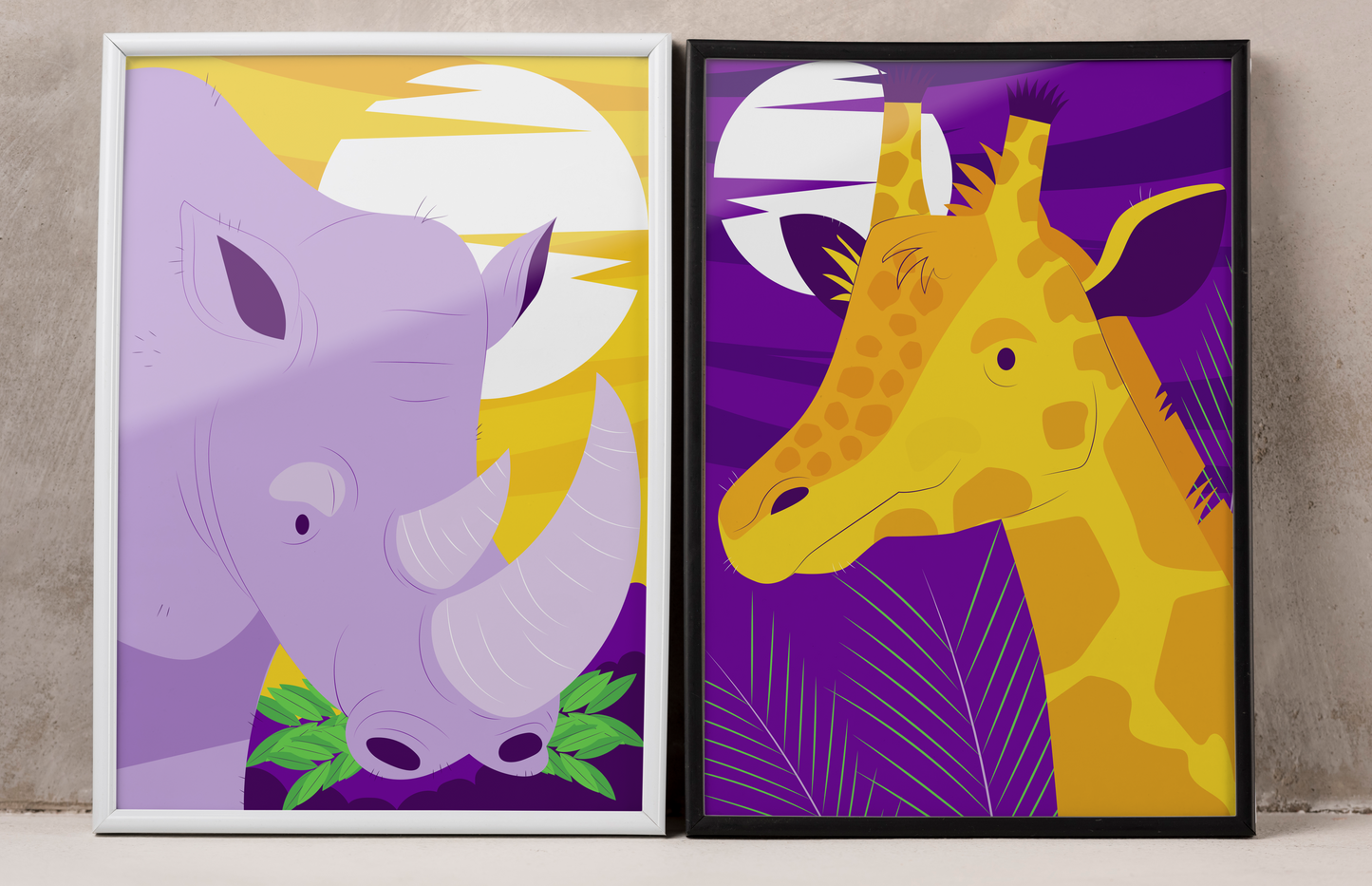 Animals panels for kids